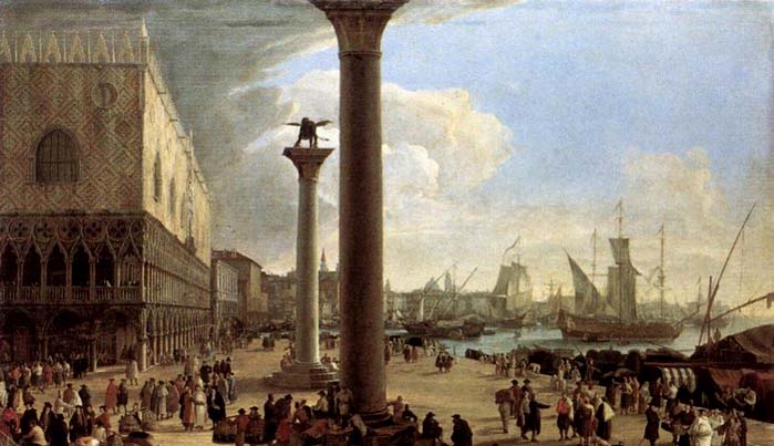 The Wharf, Looking toward the Doge-s Palace